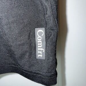 Comfrt Lounge Shorts Black Elastic Waist Drawstring Women XLarge Soft